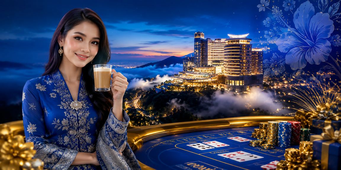 Suasana hiburan kasino dalam talian bergaya Melayu di Malaysia